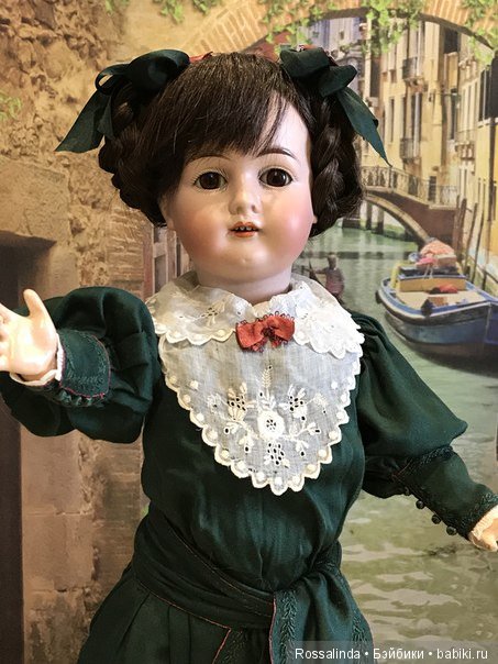 Как наряжалась Каролинка — Редкие антикварные куклы и реплики: воск