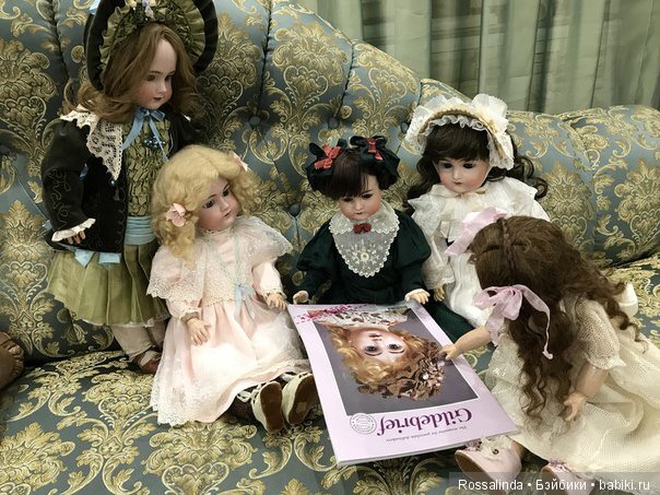 Как наряжалась Каролинка — Редкие антикварные куклы и реплики: воск