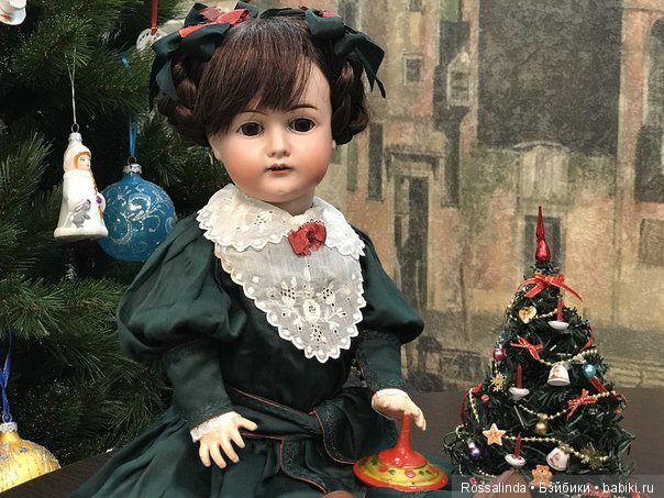 Как наряжалась Каролинка — Редкие антикварные куклы и реплики: воск