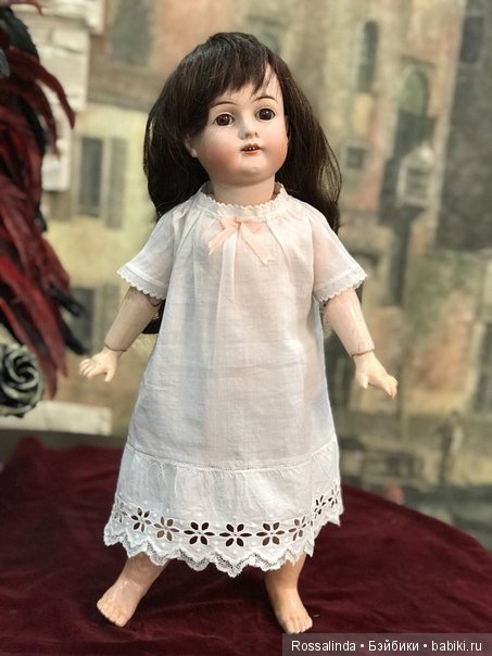 Как наряжалась Каролинка — Редкие антикварные куклы и реплики: воск (фото 8)