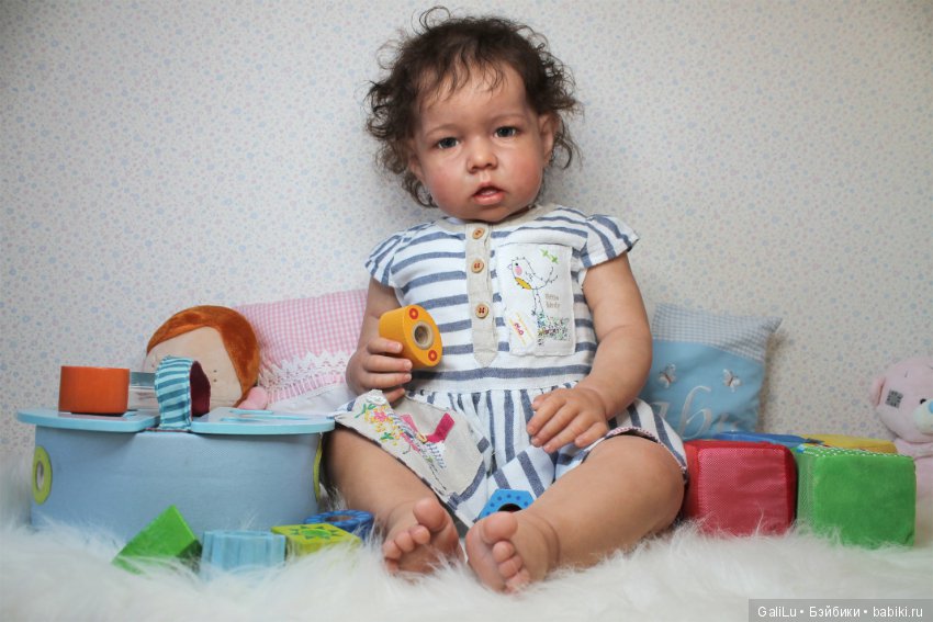 Алина, молд Лиам от Bonnie Brown. Куклы-реборн Галины Людвиг (фото 8)