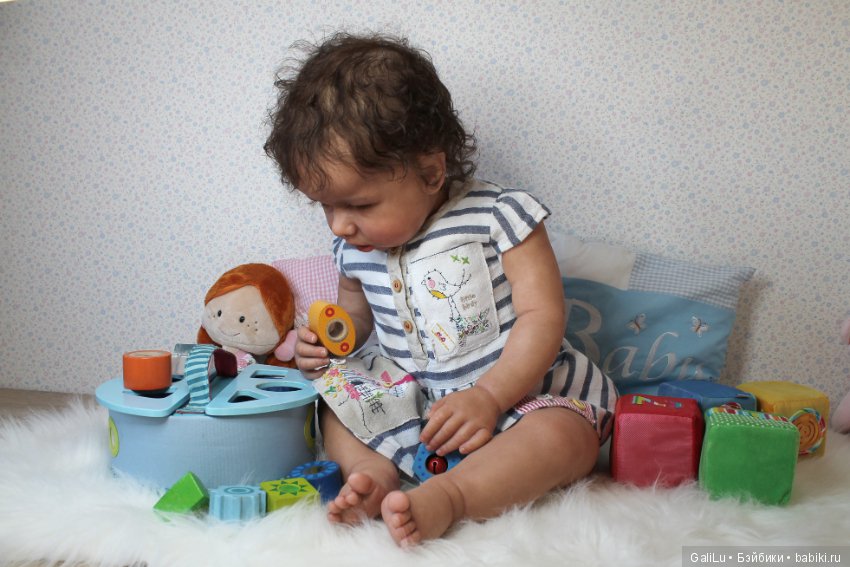 Алина, молд Лиам от Bonnie Brown. Куклы-реборн Галины Людвиг (фото 6)