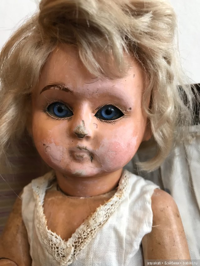 Bebe tout en boes - деревянная французская куколка (фото 4)