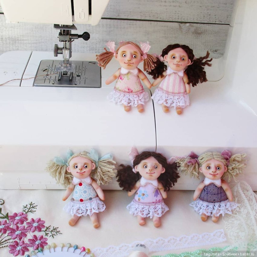 Кукло-броши — Лепка авторских игрушек и папье (фото 3)
