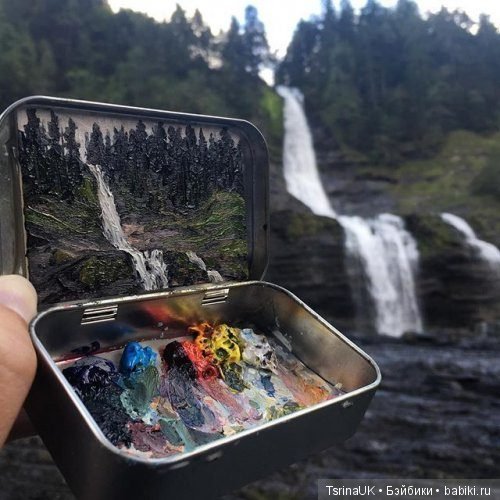 Миниатюрные пейзажи от художницы Хейди Аннализ