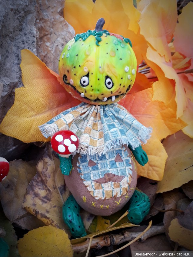 Веселые тыковки к Хеллоуину. Авторские игрушки Егоровой Елены (фото 6)