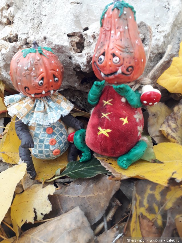 Веселые тыковки к Хеллоуину. Авторские игрушки Егоровой Елены (фото 4)