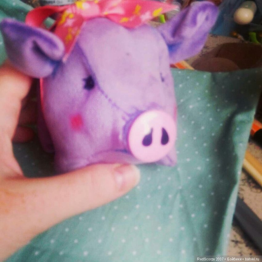 Мои новые игрушки-хрюшки по моей авторской выкройке... готовимся к Новому Году (фото 8)