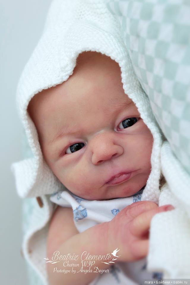 Молд для куклы реборн Charun скульптора Angela Degner, автор прототипа Beatriz Clemente (фото 4)