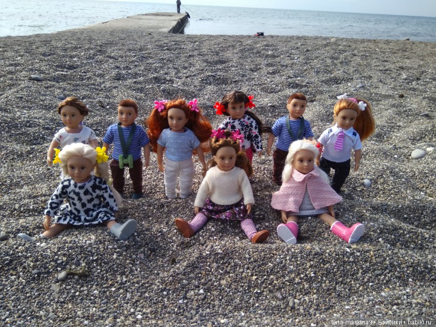 Море, Крым, Октябрь — Куклы Lori (Лори): Battat