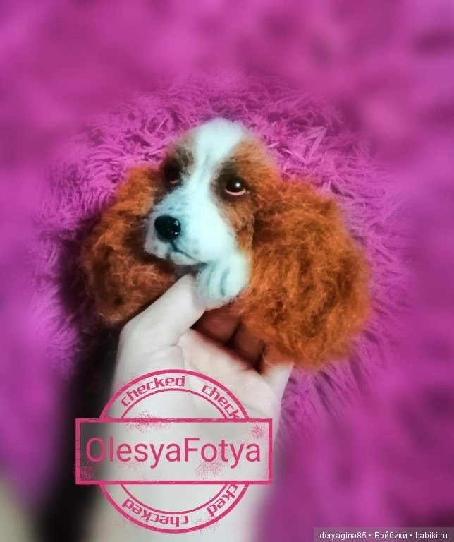 Брошь кавалер кинг чарльз спаниель (фото 4)