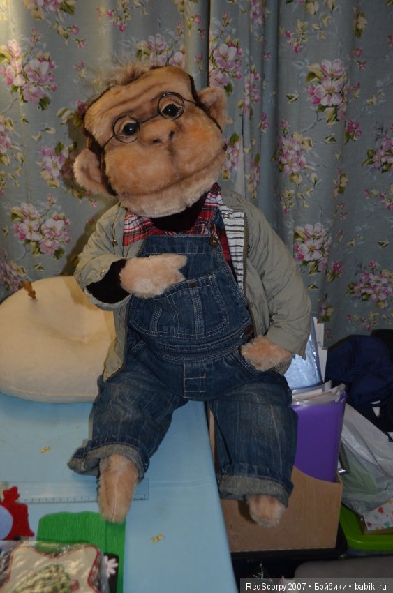 Моя новая работа, еще процесс работы не окончен, Обезьянка