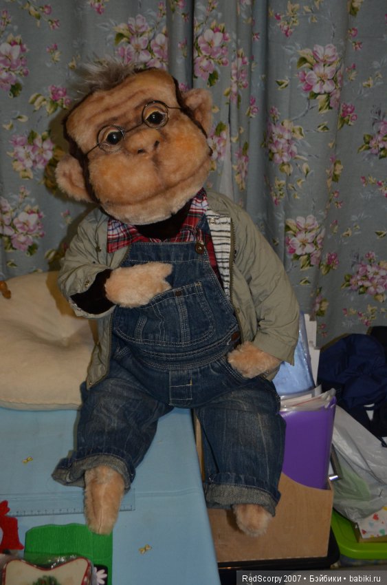 Моя новая работа, еще процесс работы не окончен, Обезьянка