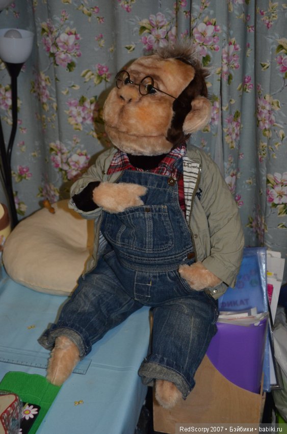 Моя новая работа, еще процесс работы не окончен, Обезьянка