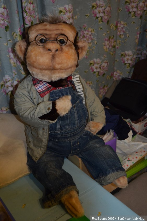 Моя новая работа, еще процесс работы не окончен, Обезьянка