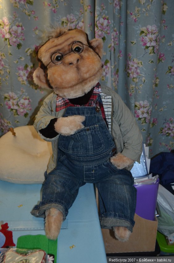 Моя новая работа, еще процесс работы не окончен, Обезьянка