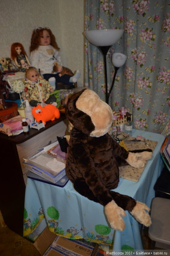 Моя новая работа, еще процесс работы не окончен, Обезьянка