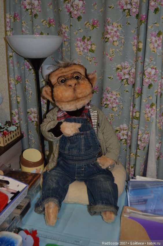 Моя новая работа, еще процесс работы не окончен, Обезьянка