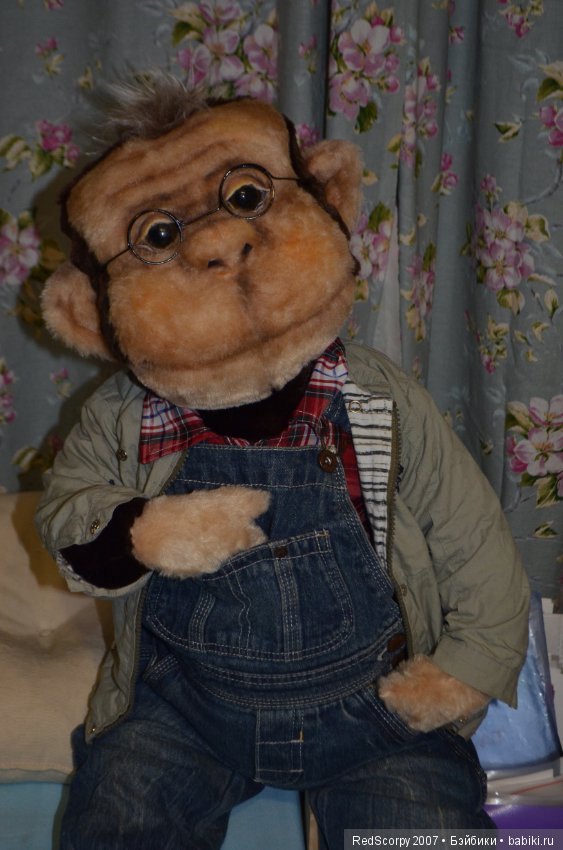 Моя новая работа, еще процесс работы не окончен, Обезьянка