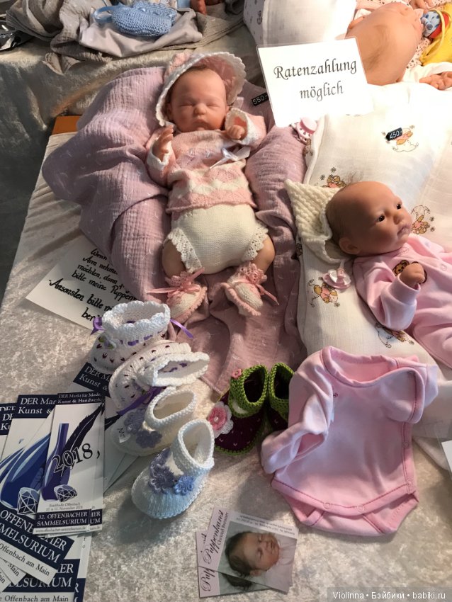Выставка кукол в Эшвеге 2018-3. Реборн. Puppenfesttage Eschwege (фото 3)