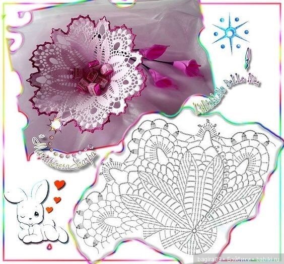 Схемы цветов + кольцо амигуруми