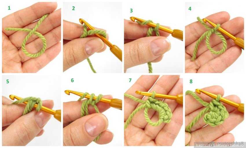 Схемы цветов + кольцо амигуруми