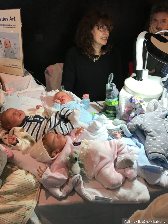 Выставка кукол в Эшвеге 2018-6. Реборн Puppenfesttage Eschwege