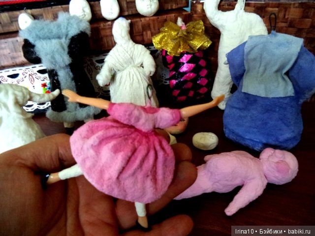 Набор ватных ёлочных игрушек (фото 4)