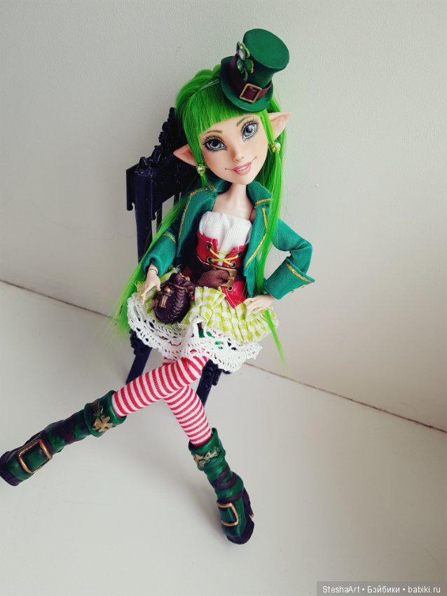 Леди Лепрекон. ООАК — Куклы Monster High и Ever After High: G1 (фото 5)