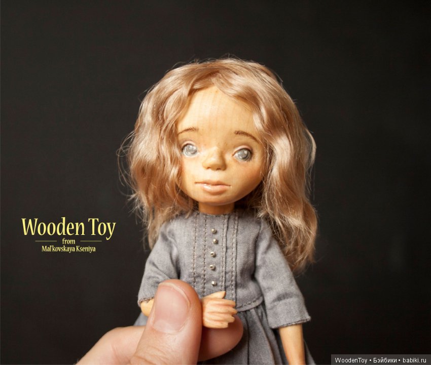 Женя - моя первая деревянная кукла (фото 7)