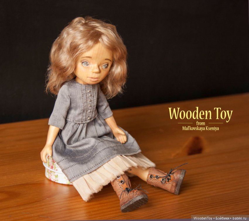 Женя - моя первая деревянная кукла (фото 3)