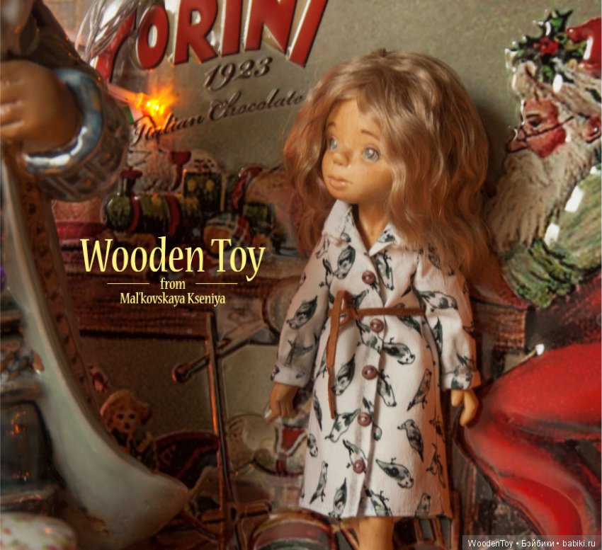 Женя - моя первая деревянная кукла (фото 8)