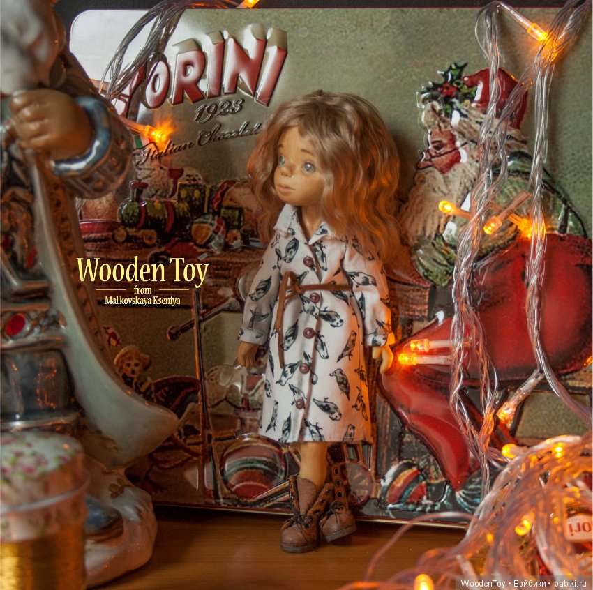 Женя - моя первая деревянная кукла (фото 10)