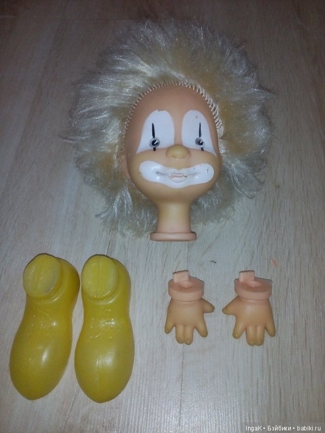 Клоун грустит — Ремонт кукол СССР и ГДР (немок): чернота