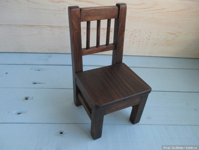 Стул 1:5 — Мебель для кукол и домиков: фото (фото 3)