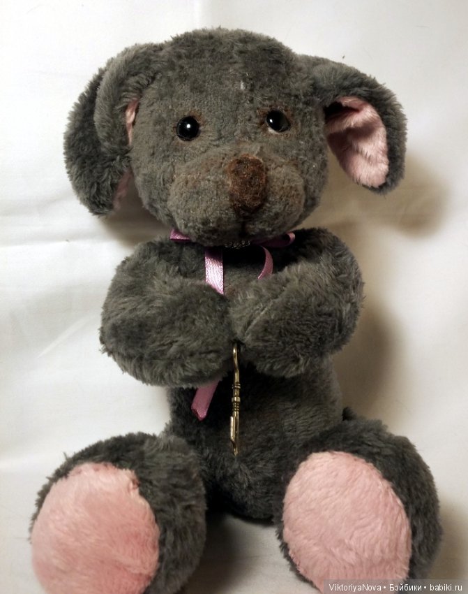 Собачка "Фил" — Текстильные игрушки и примитивы: кофейные (фото 3)