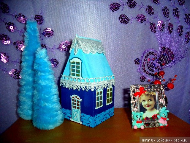 Камин с новогодними аксессуарами. Для кукол до 40 сантиметров