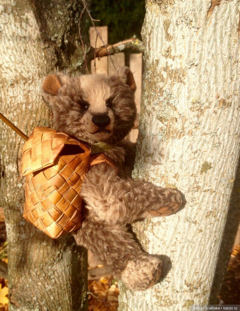 Надежда Федорова дарит выкройку осеннего мишки Тедди