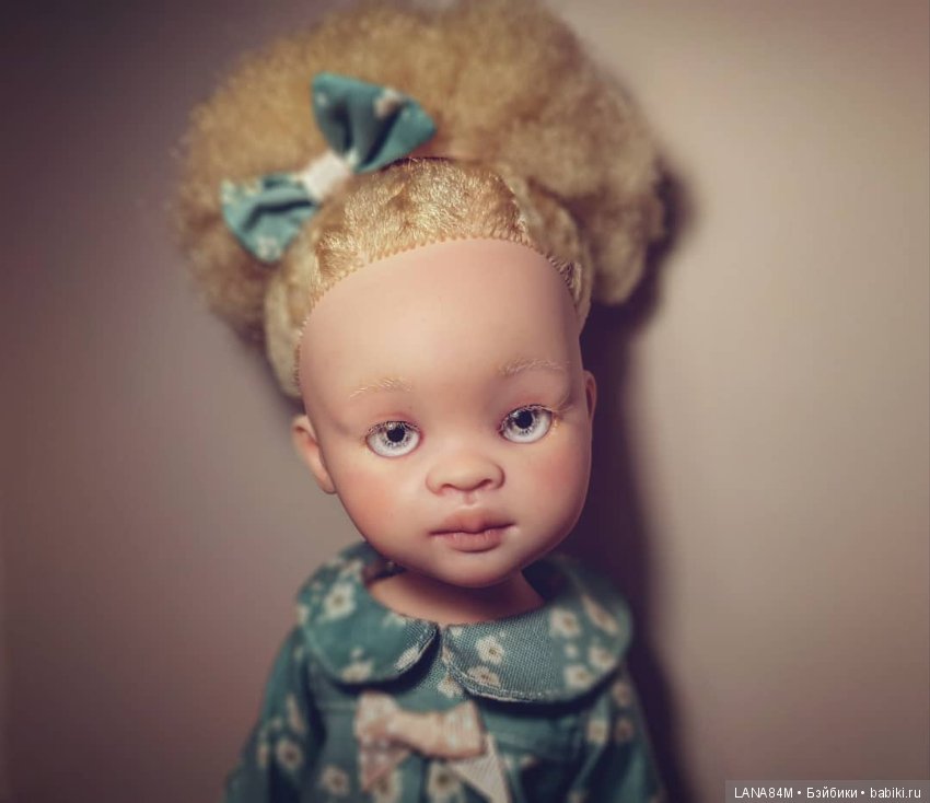 Моя альбиносочка Зури — ООАК Paola Reina (Паола Рейна) и испанских кукол: перерисовка
