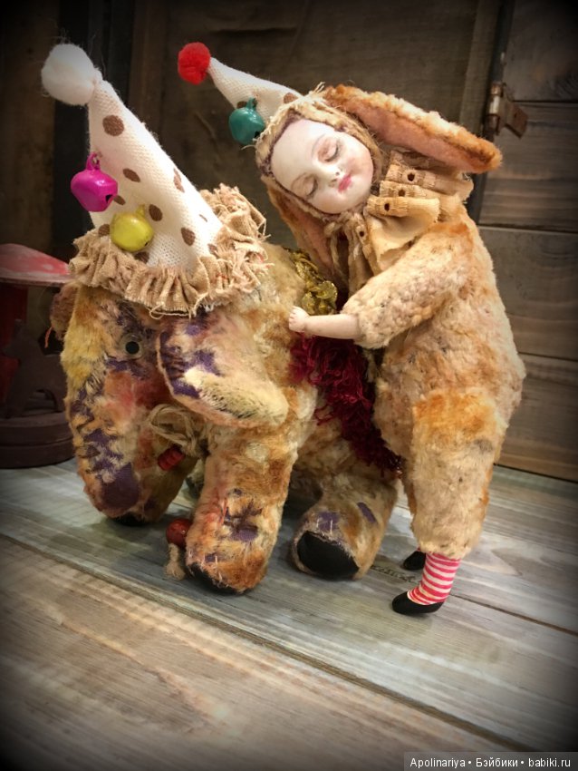 Paulina... тедди-долл, коллекция "Винтажный цирк"