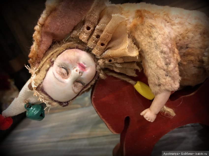 Paulina... тедди-долл, коллекция "Винтажный цирк" (фото 7)