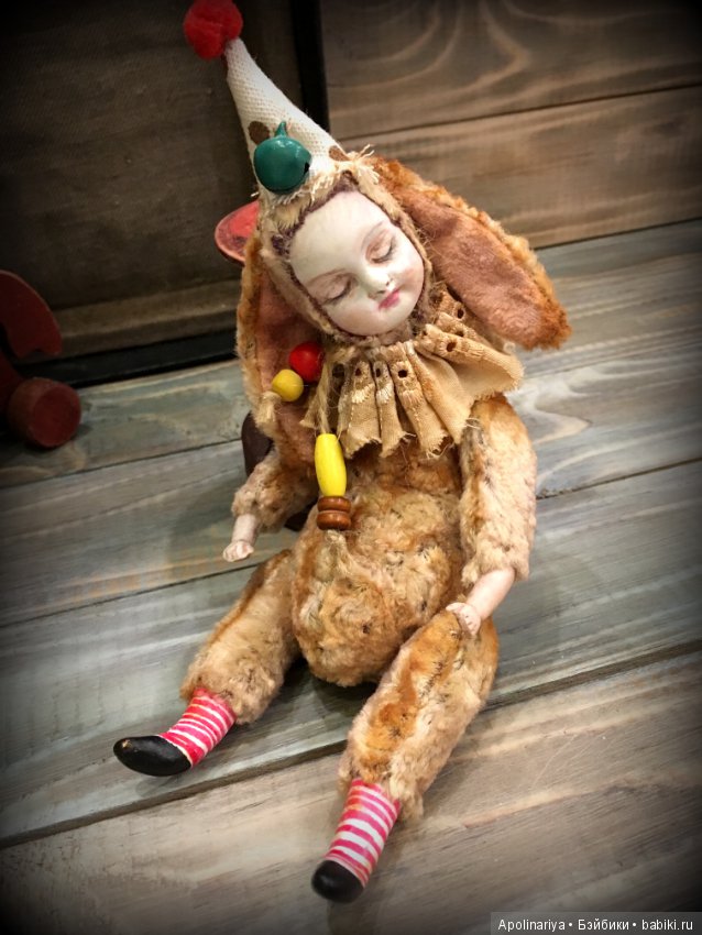 Paulina... тедди-долл, коллекция "Винтажный цирк" (фото 4)