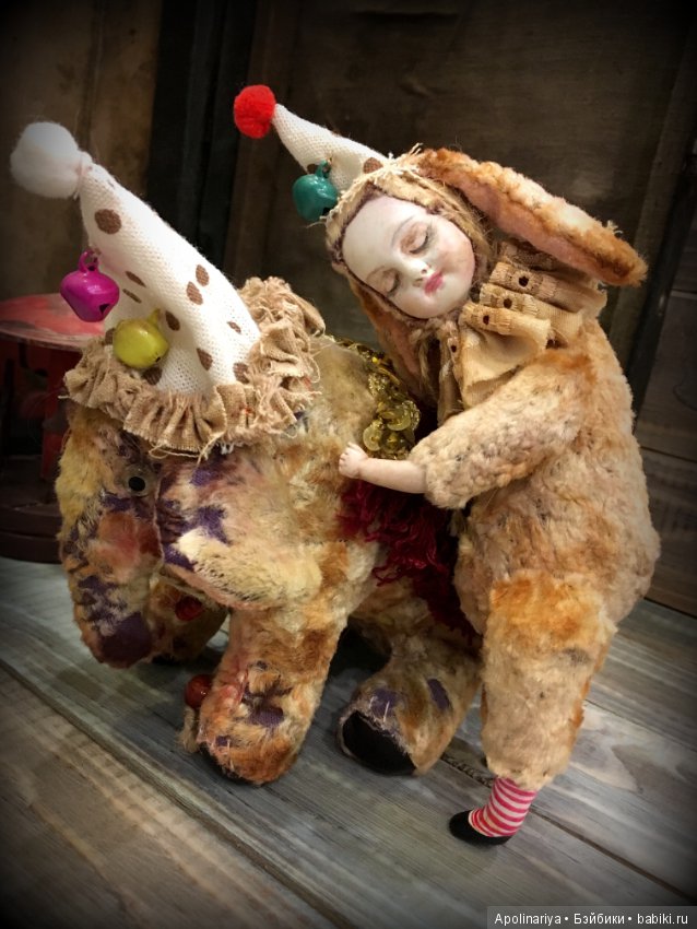 Paulina... тедди-долл, коллекция "Винтажный цирк"