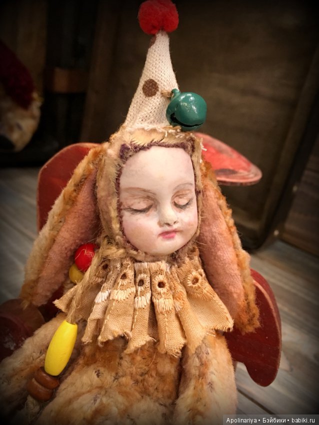 Paulina... тедди-долл, коллекция "Винтажный цирк" (фото 9)