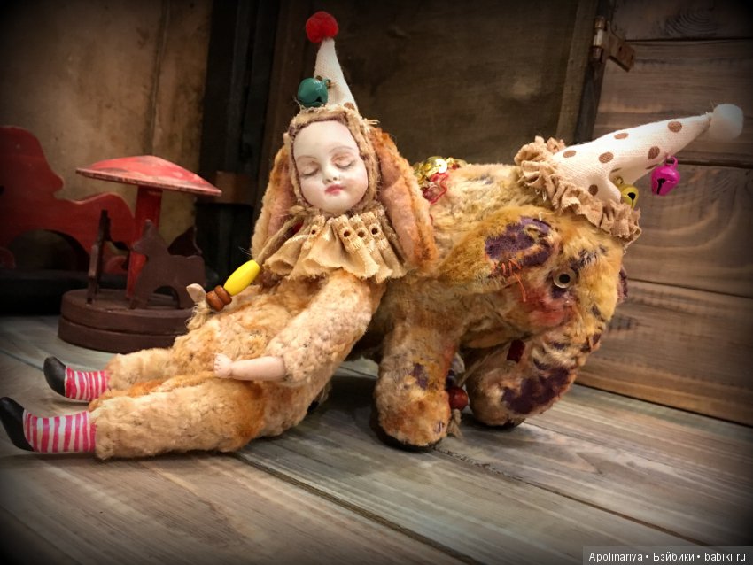 Paulina... тедди-долл, коллекция "Винтажный цирк"