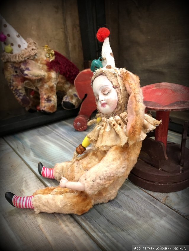 Paulina... тедди-долл, коллекция "Винтажный цирк" (фото 5)