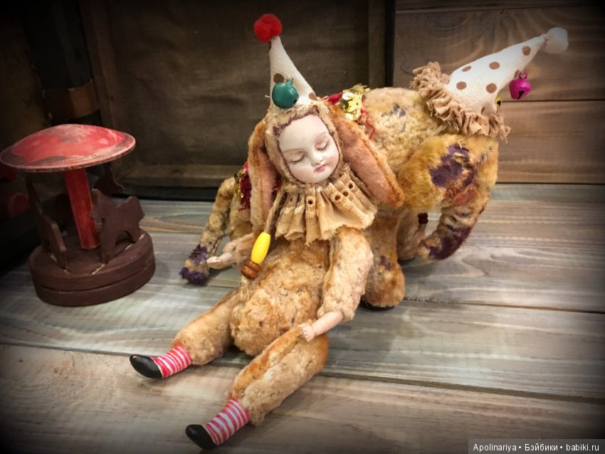 Paulina... тедди-долл, коллекция "Винтажный цирк"