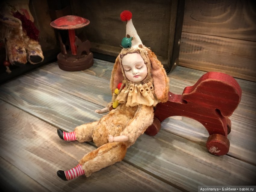 Paulina... тедди-долл, коллекция "Винтажный цирк"