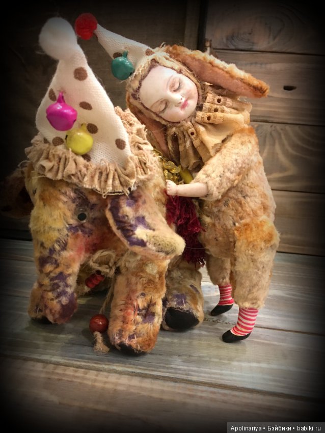 Paulina... тедди-долл, коллекция "Винтажный цирк"