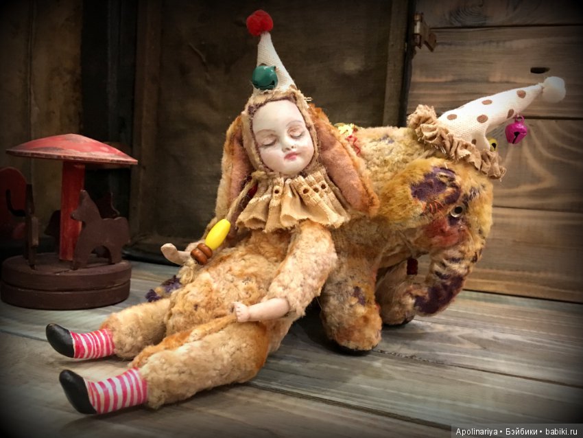 Paulina... тедди-долл, коллекция "Винтажный цирк"